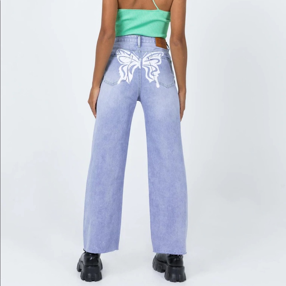 Cece Hammer Butterfly Back Denim Jeans